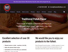 Tablet Screenshot of bluesealkielbasa.com